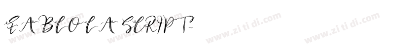 FABLOLA SCRIPT字体转换 FABLOLA SCRIPT字体转换